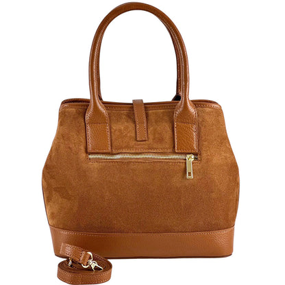 Vera Italian Leather Shoulder Bag - Made In Italy