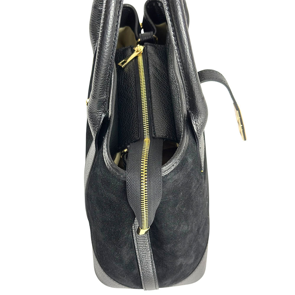 Vera Italian Leather Shoulder Bag - Made In Italy