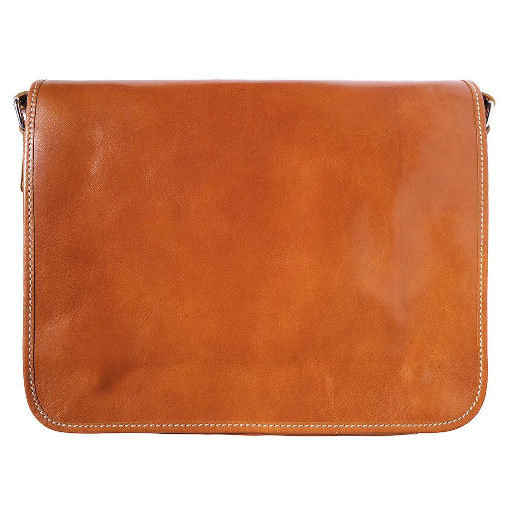 Christopher MM Messenger Bag in Cow Leather - Made In Italy