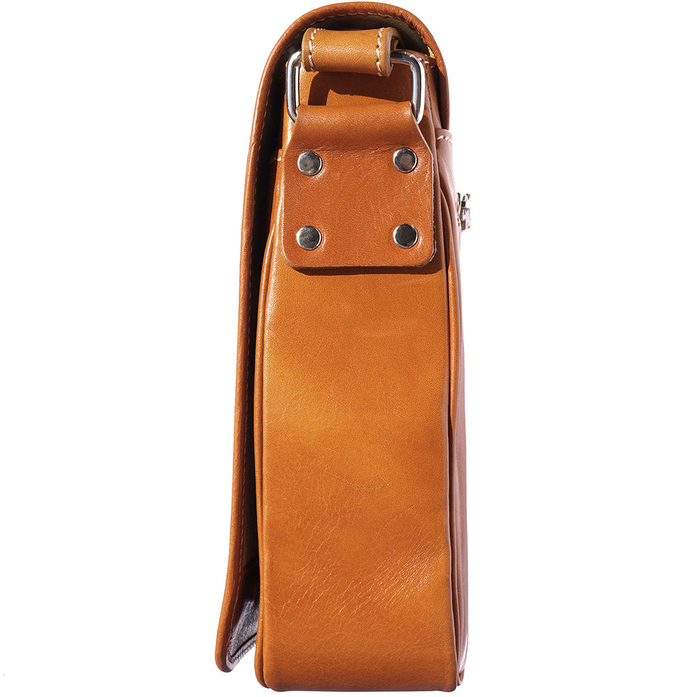 Christopher MM Messenger Bag in Cow Leather - Made In Italy