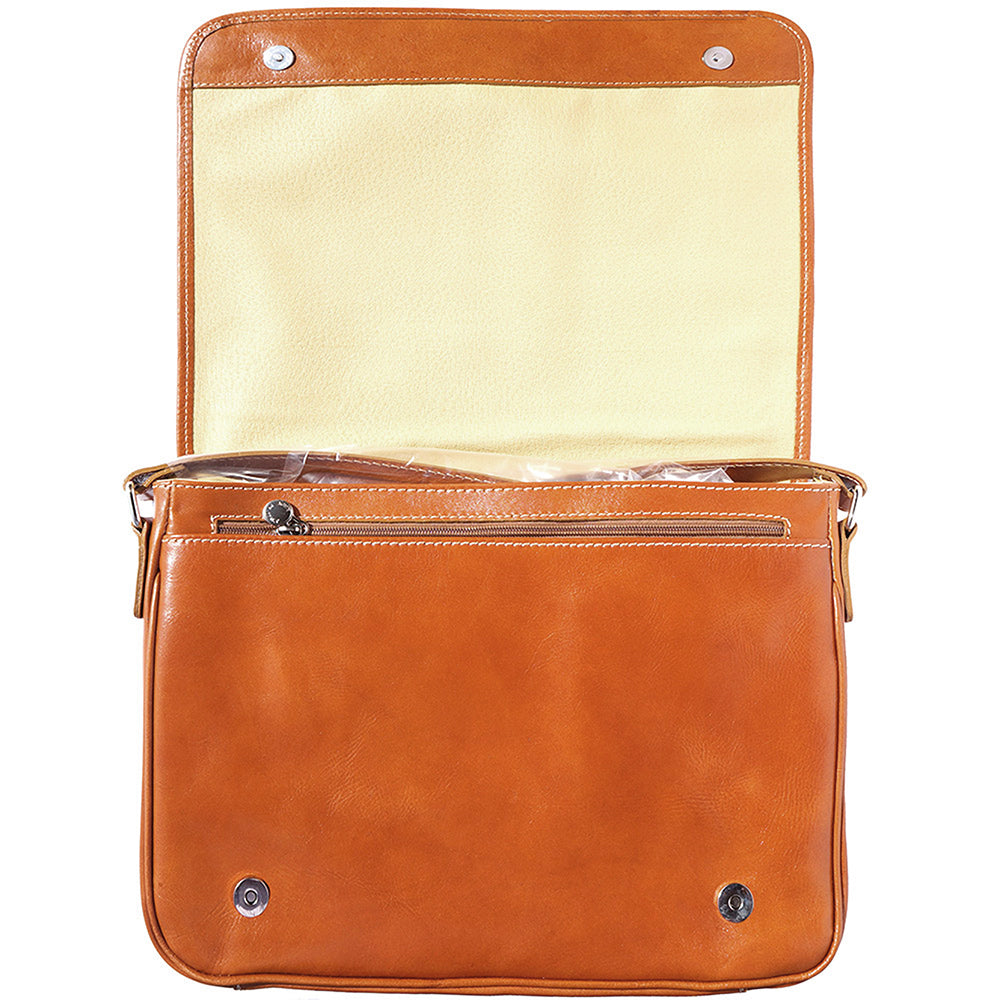 Christopher MM Messenger Bag in Cow Leather - Made In Italy