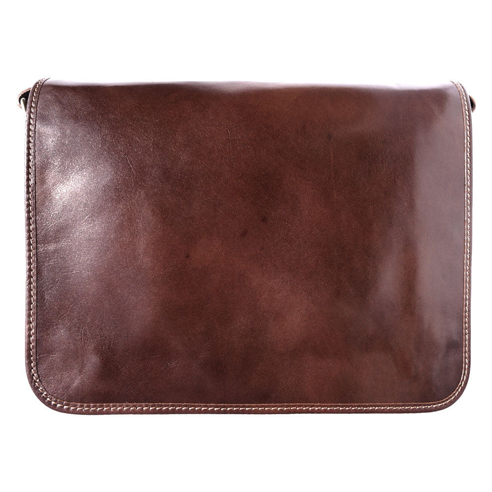Christopher MM Messenger Bag in Cow Leather - Made In Italy