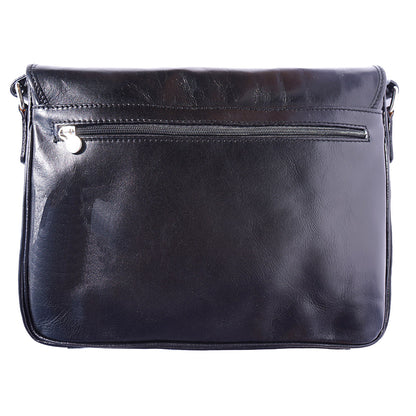 Christopher MM Messenger Bag in Cow Leather - Made In Italy