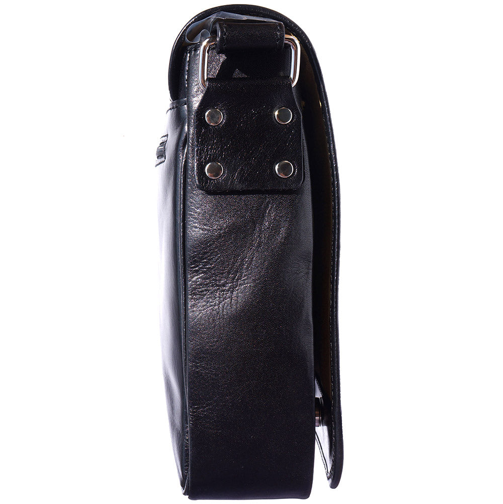 Christopher MM Messenger Bag in Cow Leather - Made In Italy