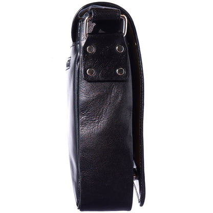 Christopher MM Messenger Bag in Cow Leather - Made In Italy
