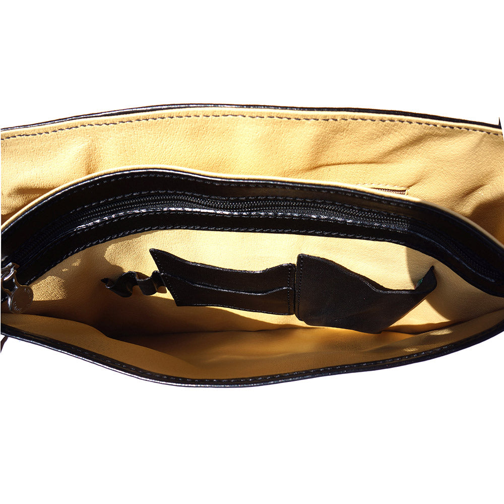 Christopher MM Messenger Bag in Cow Leather - Made In Italy