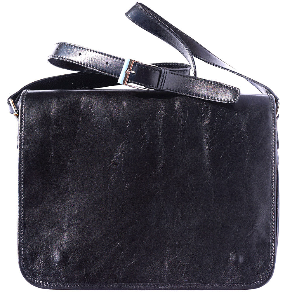 Christopher MM Messenger Bag in Cow Leather - Made In Italy
