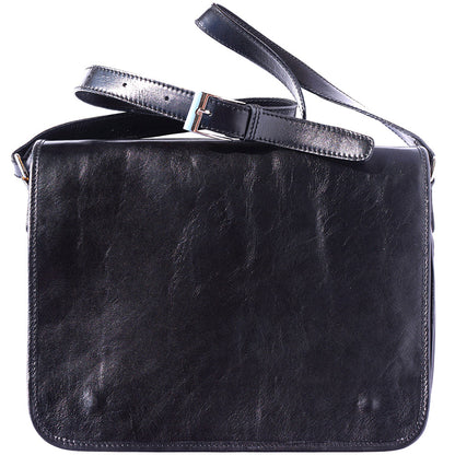 Christopher MM Messenger Bag in Cow Leather - Made In Italy
