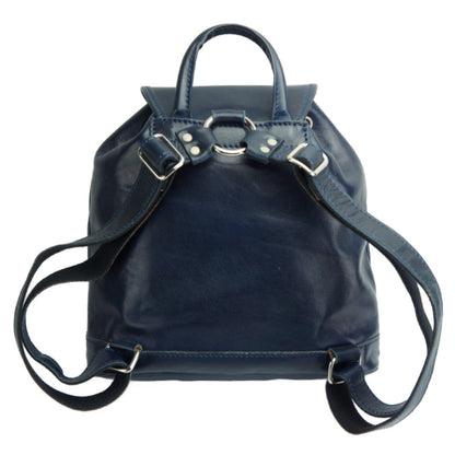 Davide leather backpack - Made In Italy