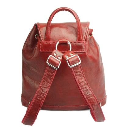 Davide leather backpack - Made In Italy