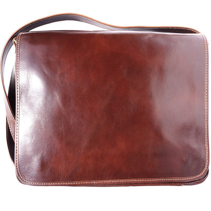 Christopher GM Messenger bag in cow leather - Made In Italy