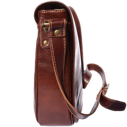 Christopher GM Messenger bag in cow leather - Made In Italy