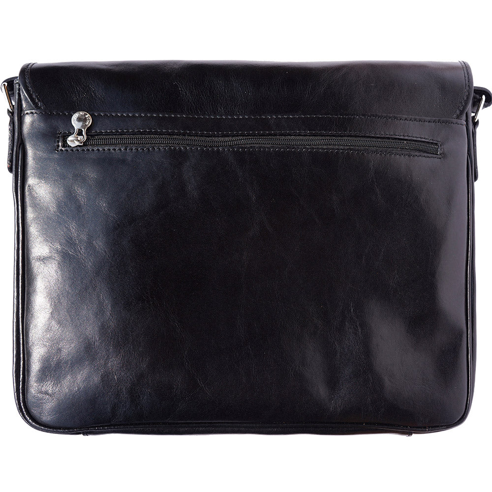 Christopher GM Messenger bag in cow leather - Made In Italy