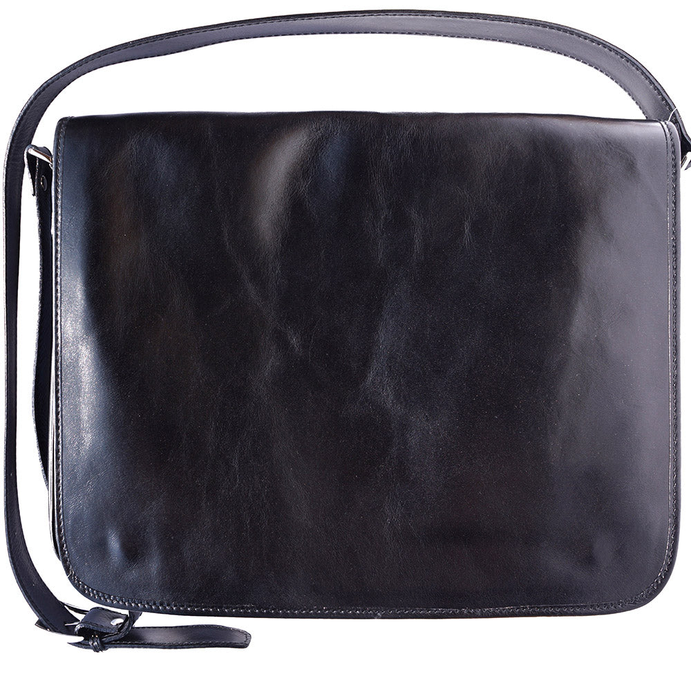 Christopher GM Messenger bag in cow leather - Made In Italy