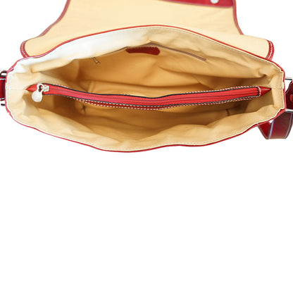 Christopher GM Messenger bag in cow leather - Made In Italy