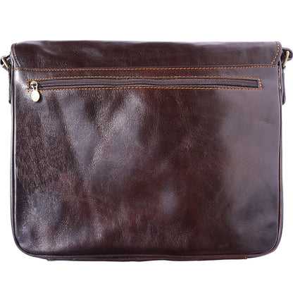 Christopher GM Messenger bag in cow leather - Made In Italy