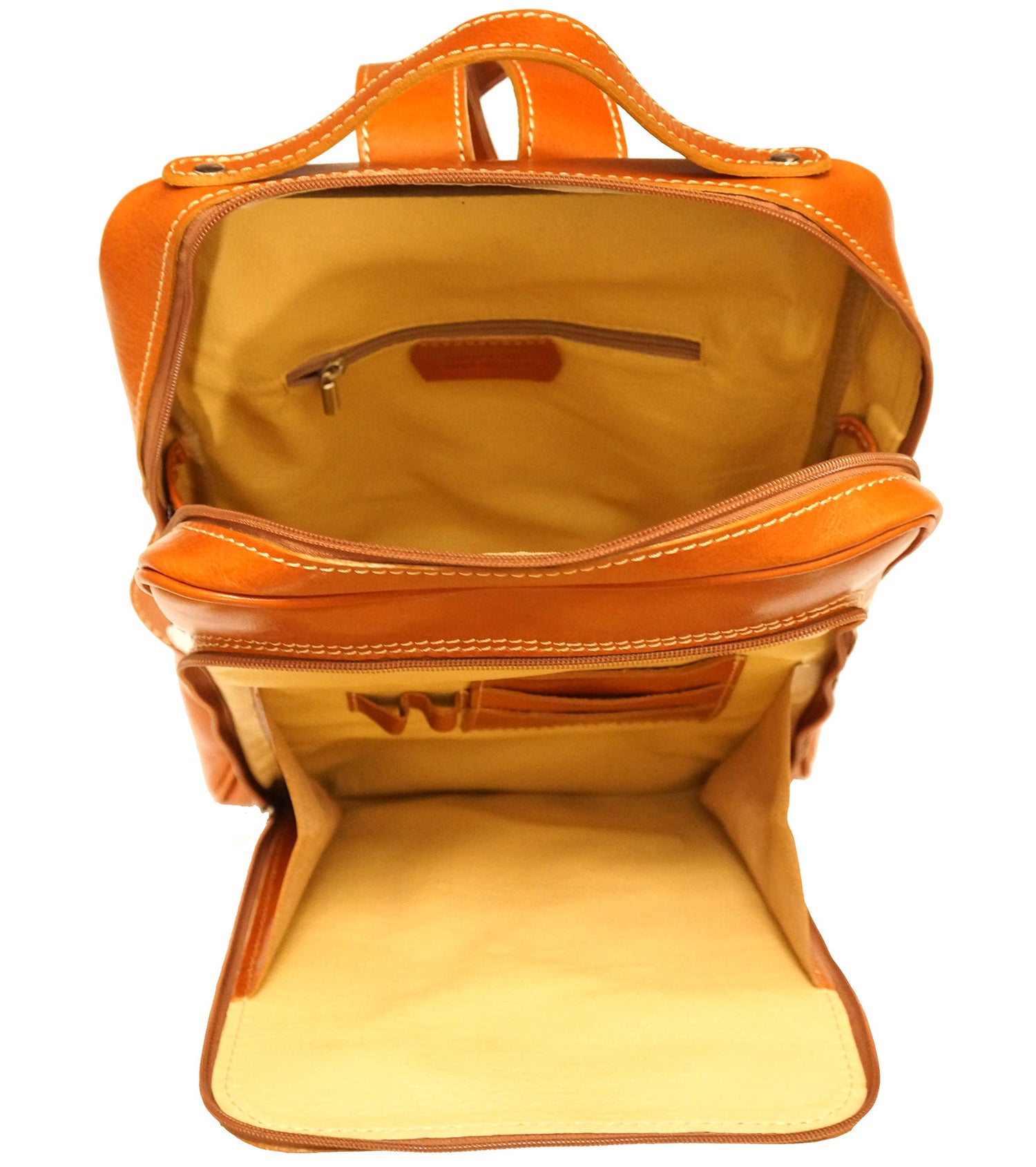 Gabriele GM Cow Leather Backpack - Made In Italy