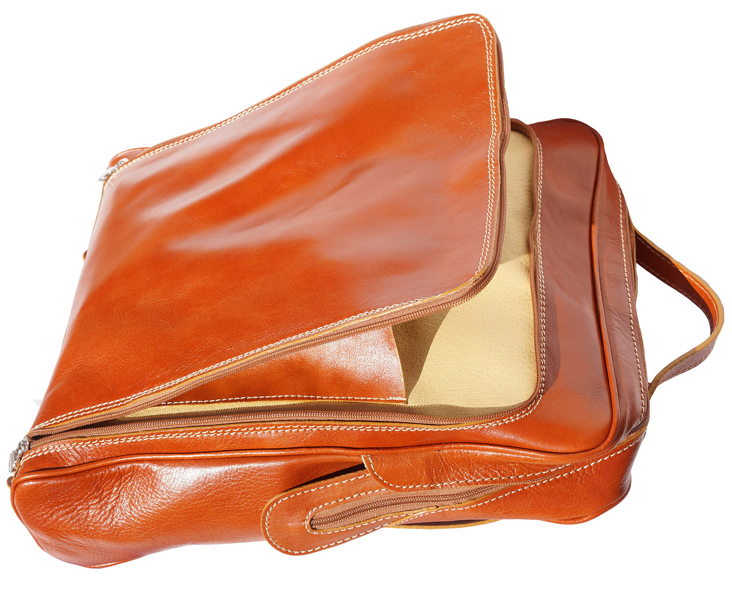 Gabriele GM Cow Leather Backpack - Made In Italy