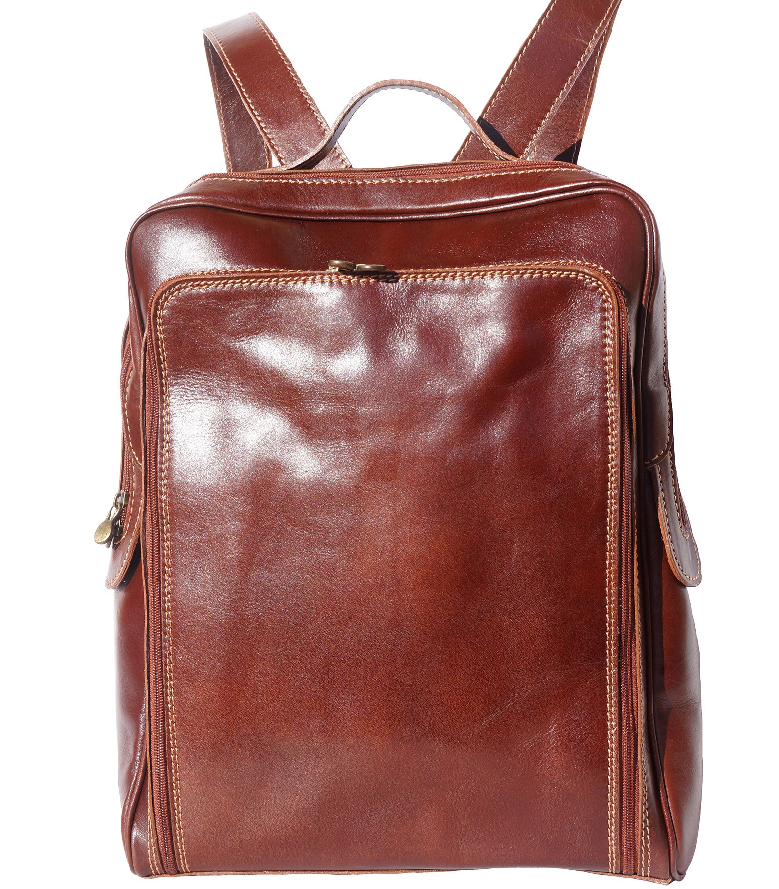 Gabriele GM Cow Leather Backpack - Made In Italy