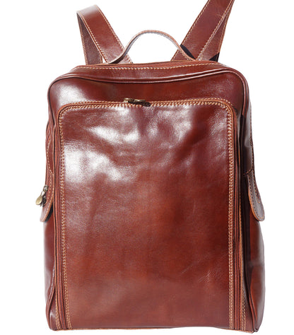 Gabriele GM Cow Leather Backpack - Made In Italy