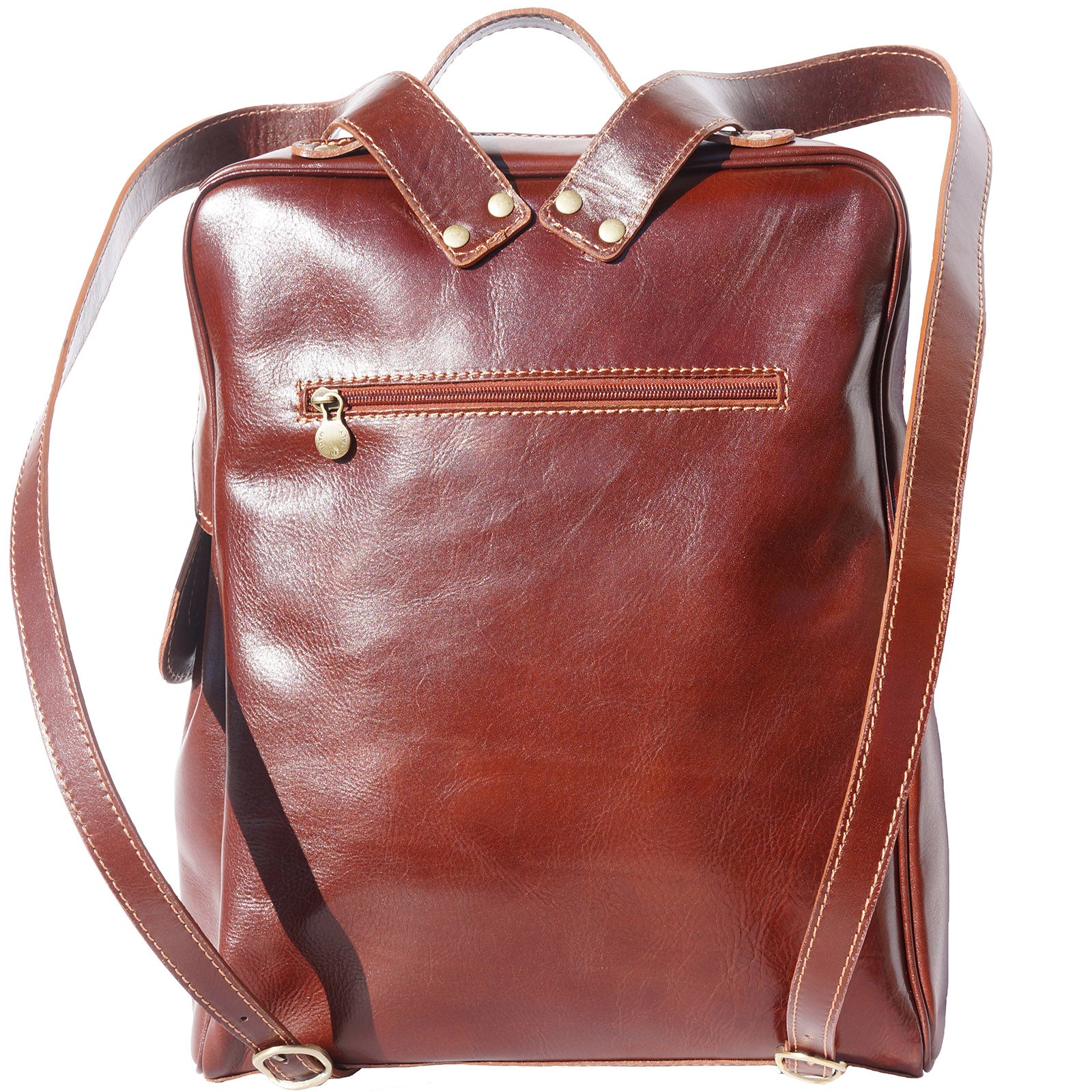Gabriele GM Cow Leather Backpack - Made In Italy