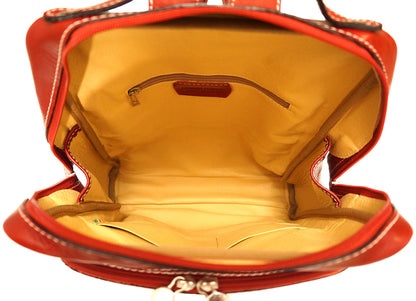 Gabriele GM Cow Leather Backpack - Made In Italy