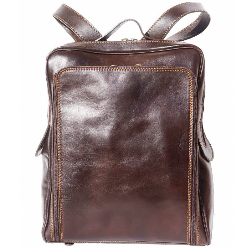 Gabriele GM Cow Leather Backpack - Made In Italy