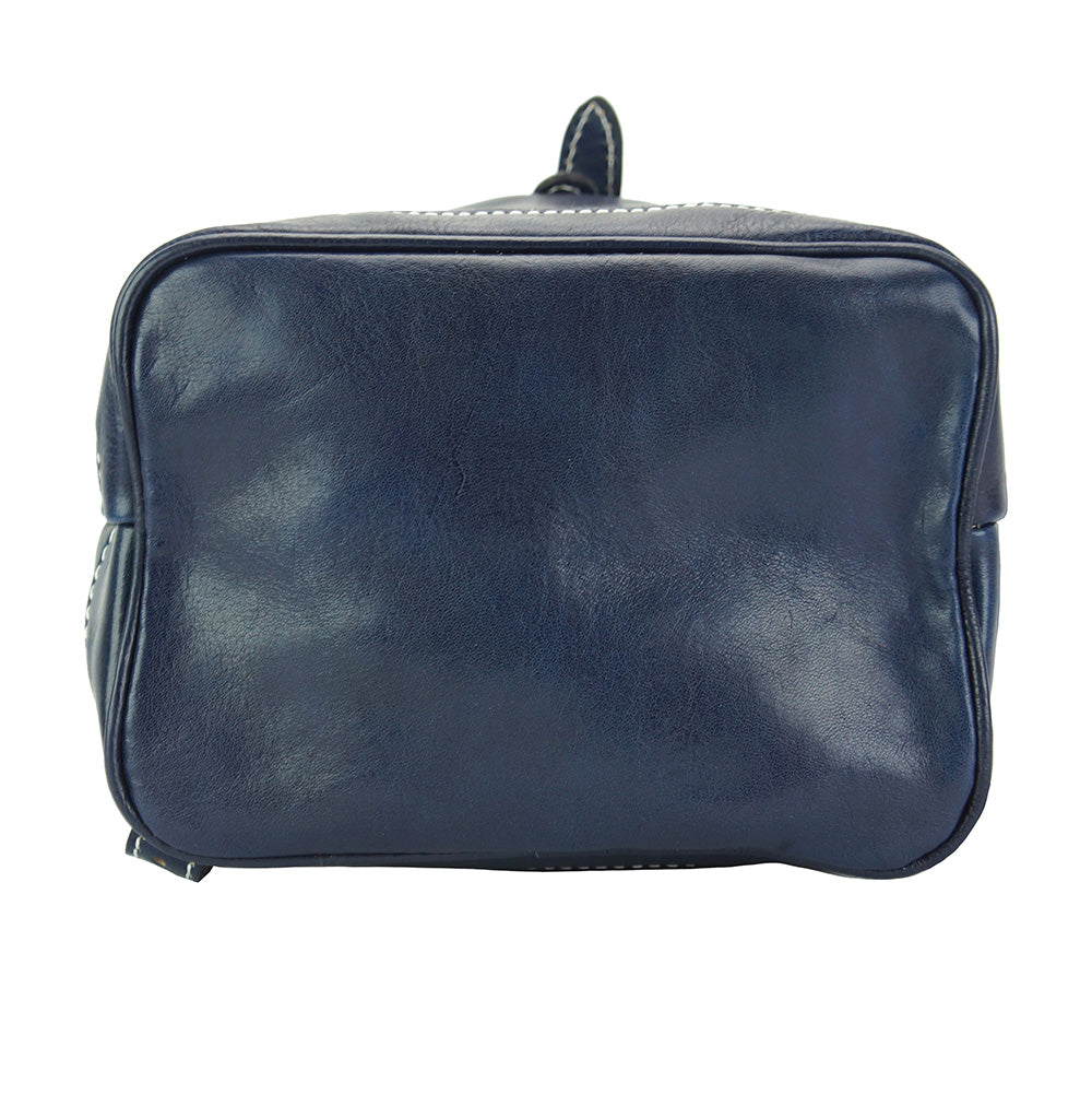 Luminosa Leather Backpack purse - Made In Italy