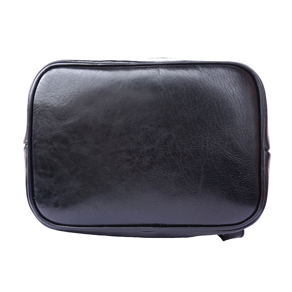 Luminosa Leather Backpack purse - Made In Italy