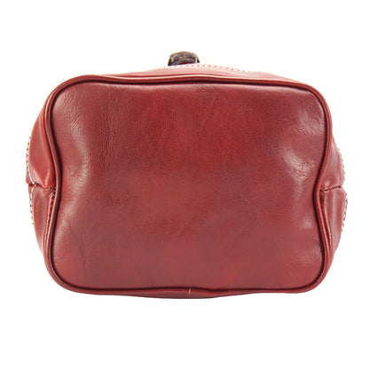 Luminosa Leather Backpack purse - Made In Italy