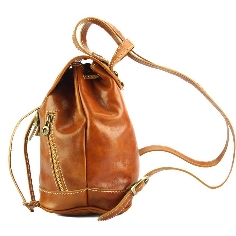 Luminosa GM Leather Backpack - Made In Italy