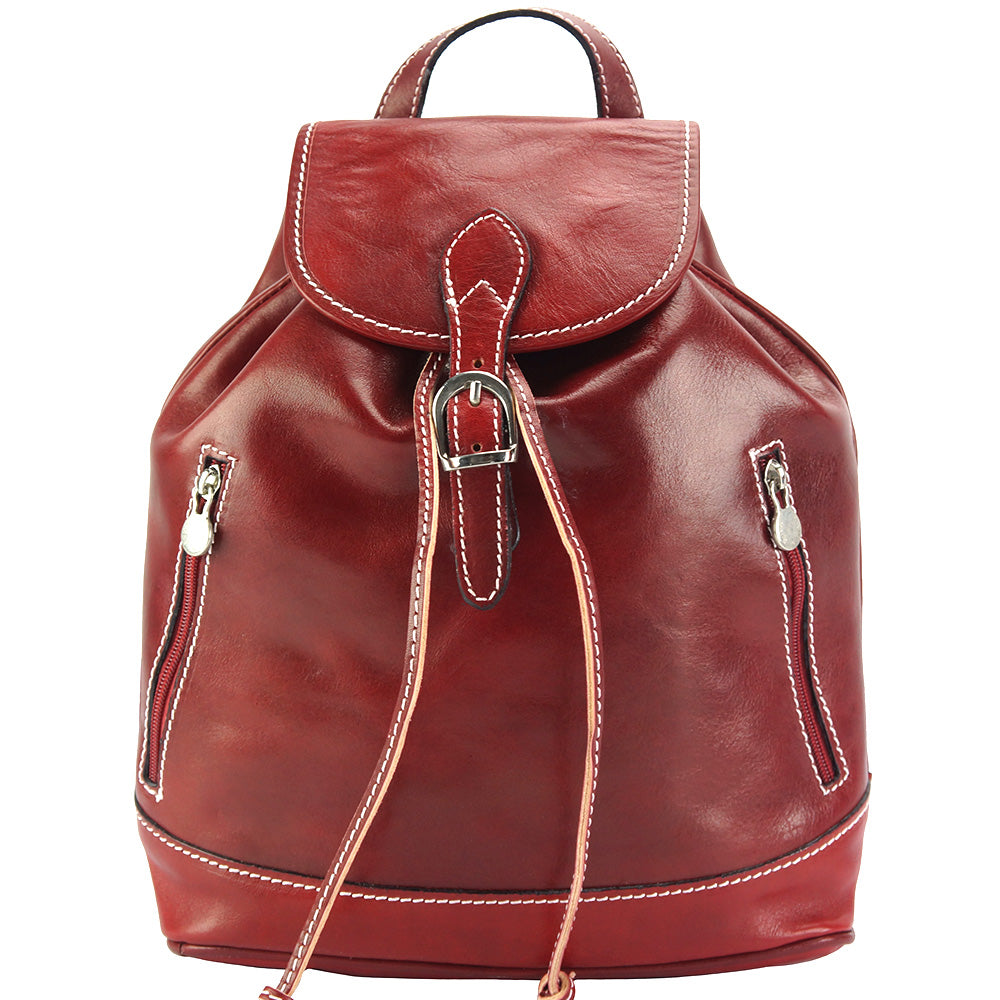 Luminosa GM Leather Backpack - Made In Italy