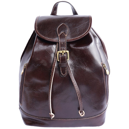 Luminosa GM Leather Backpack - Made In Italy