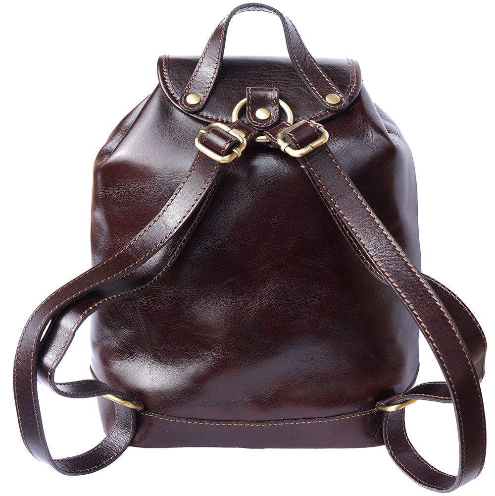 Luminosa GM Leather Backpack - Made In Italy
