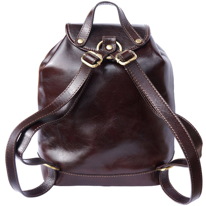 Luminosa GM Leather Backpack - Made In Italy