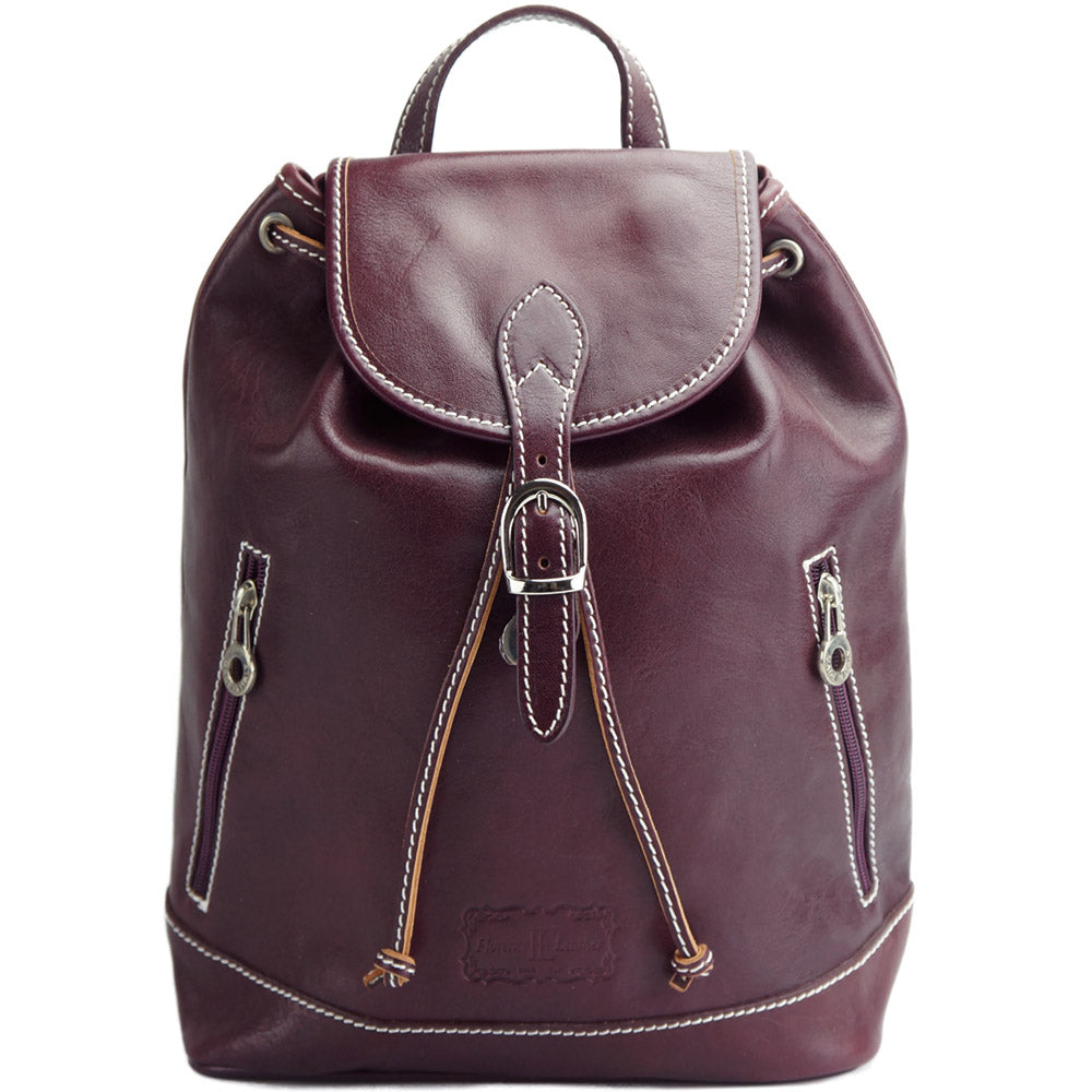 Luminosa GM Leather Backpack - Made In Italy