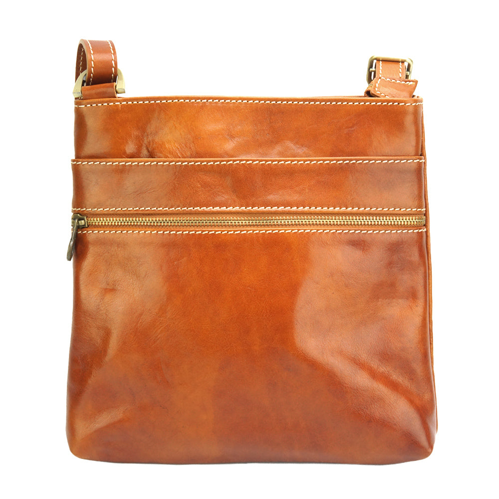 Chiara leather cross body bag - Made In Italy