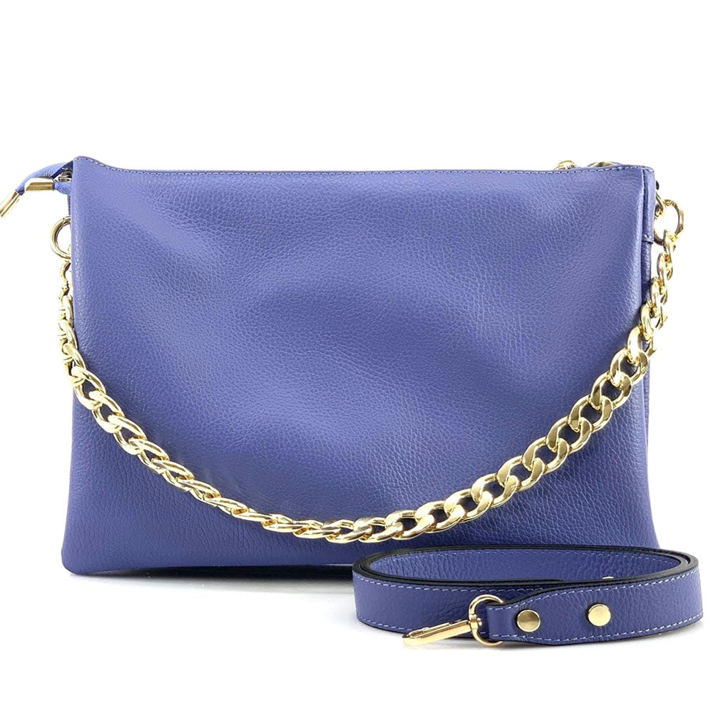 Tournon Leather Shoulder Bag - Made In Italy