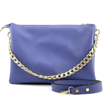 Tournon Leather Shoulder Bag - Made In Italy