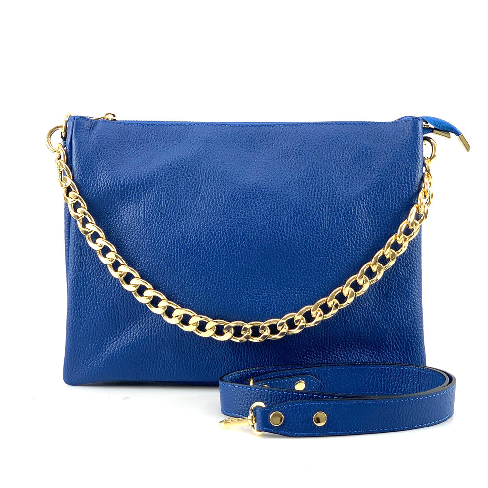 Tournon Leather Shoulder Bag - Made In Italy