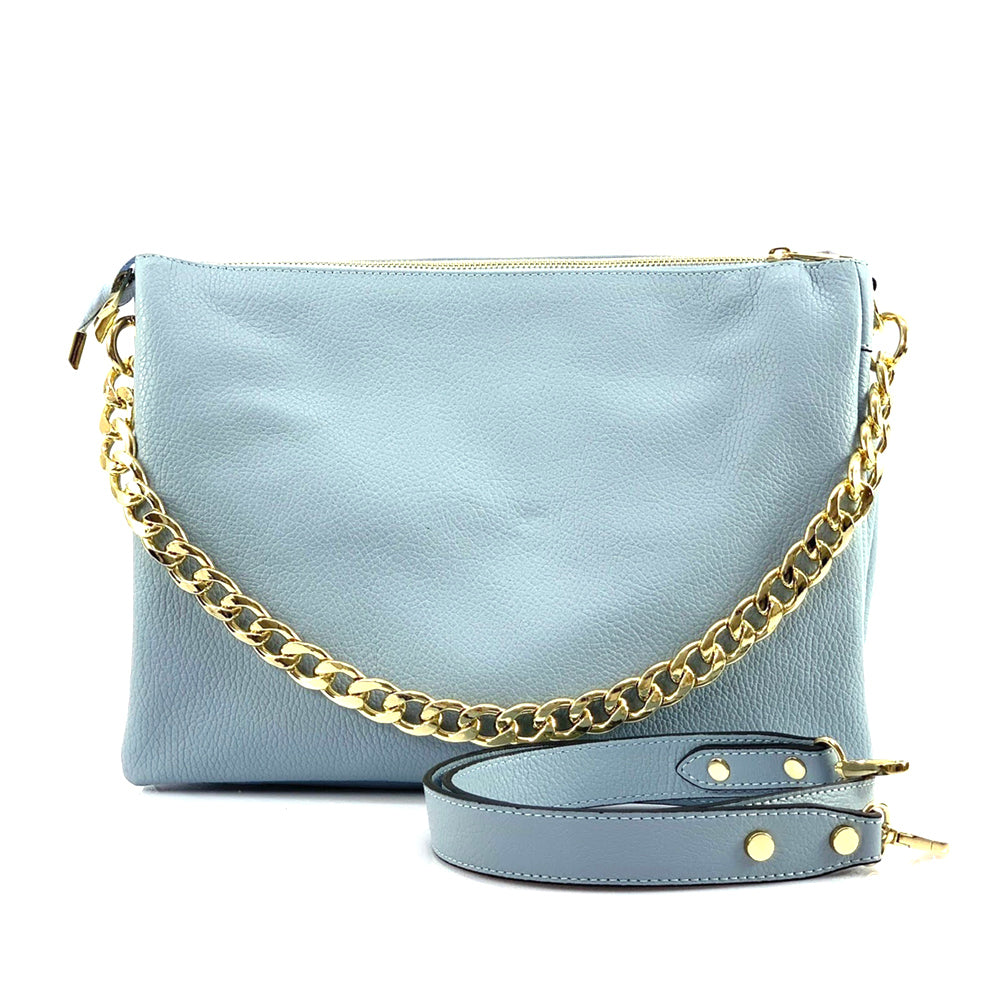 Tournon Leather Shoulder Bag - Made In Italy