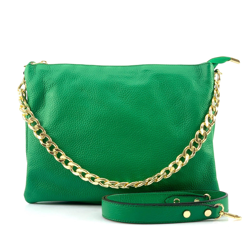 Tournon Leather Shoulder Bag - Made In Italy