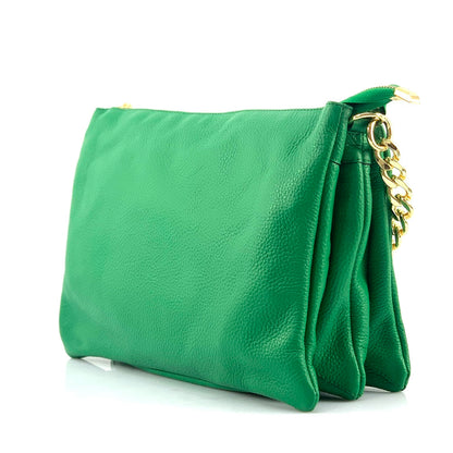 Tournon Leather Shoulder Bag - Made In Italy
