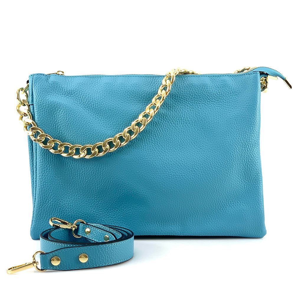 Tournon Leather Shoulder Bag - Made In Italy