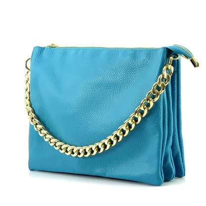 Tournon Leather Shoulder Bag - Made In Italy