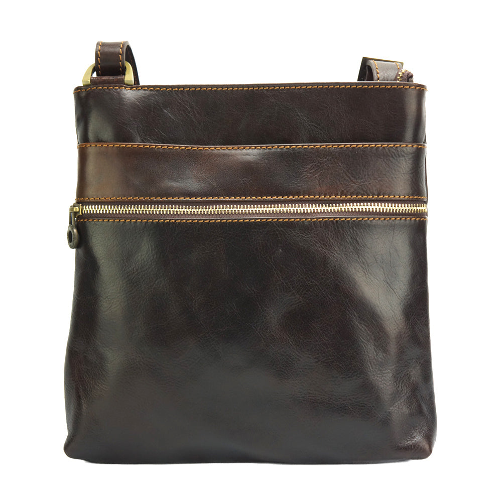 Chiara leather cross body bag - Made In Italy