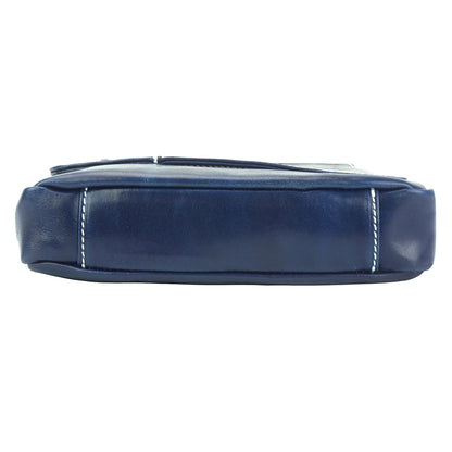 Messenger Amico with genuine leather - Made In Italy