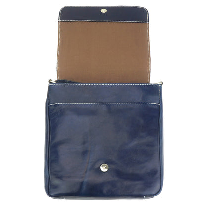 Messenger Amico with genuine leather - Made In Italy