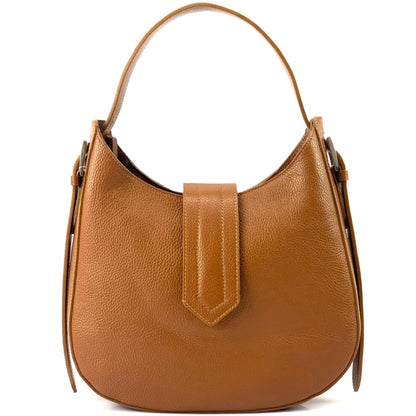 Piper Cow Leather Shoulder and Hobo Bag - Made In Italy