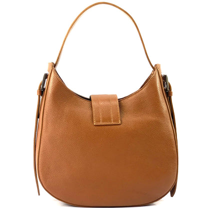 Piper Cow Leather Shoulder and Hobo Bag - Made In Italy